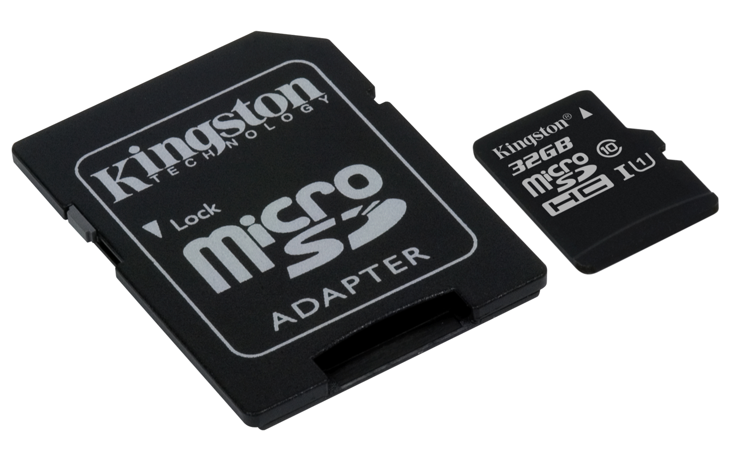 Paměťová karta KINGSTON 32GB Micro SDHC, class 10 45R/10W (s adaptérem)