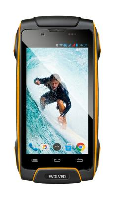 EVOLVEO StrongPhone Q8 LTE Yellow - Black