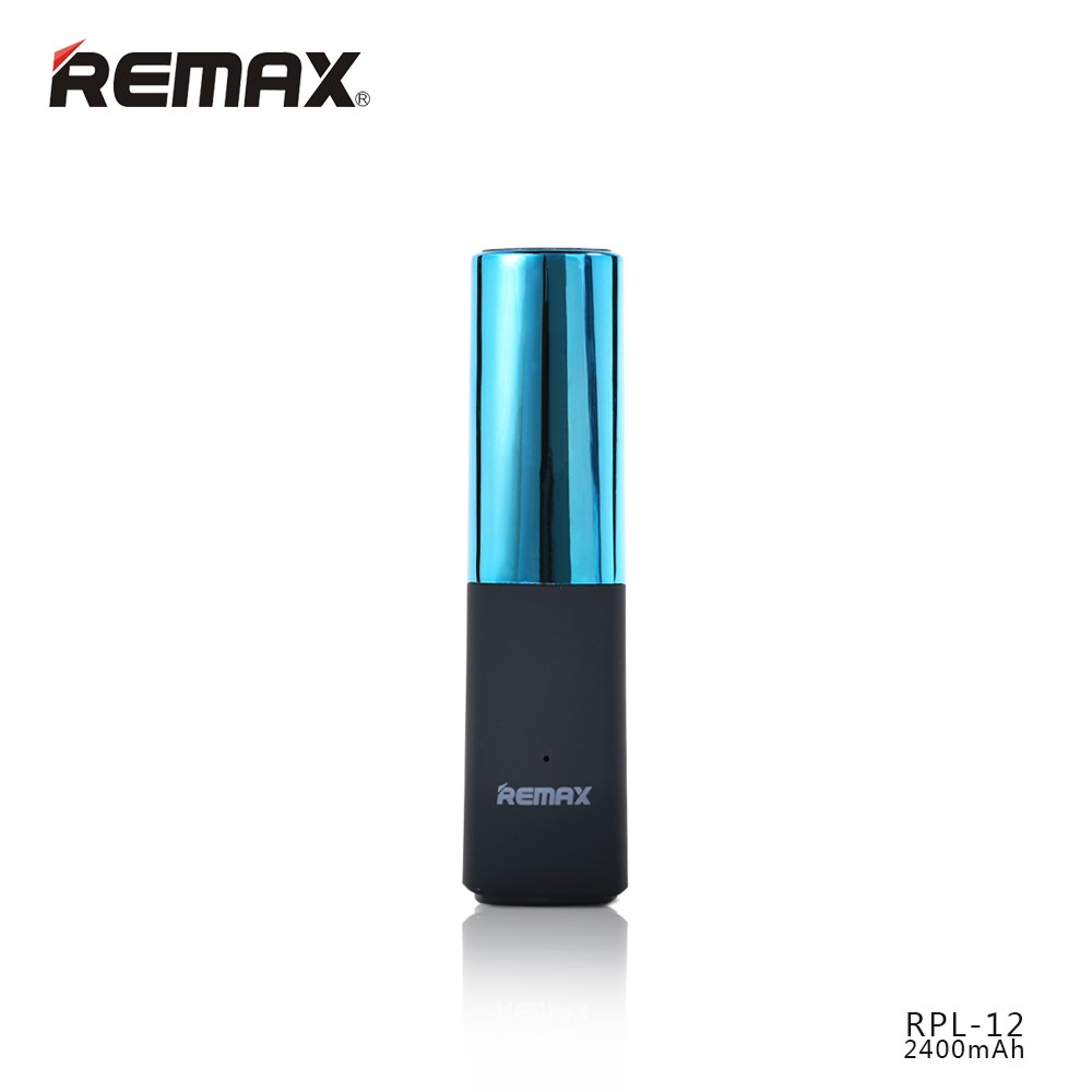 Power bank Remax Lipstick 2400mAh, barva modrá