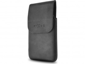 Kožené pouzdro Fixed Posh Pocket s klipem vel. XXL, černé