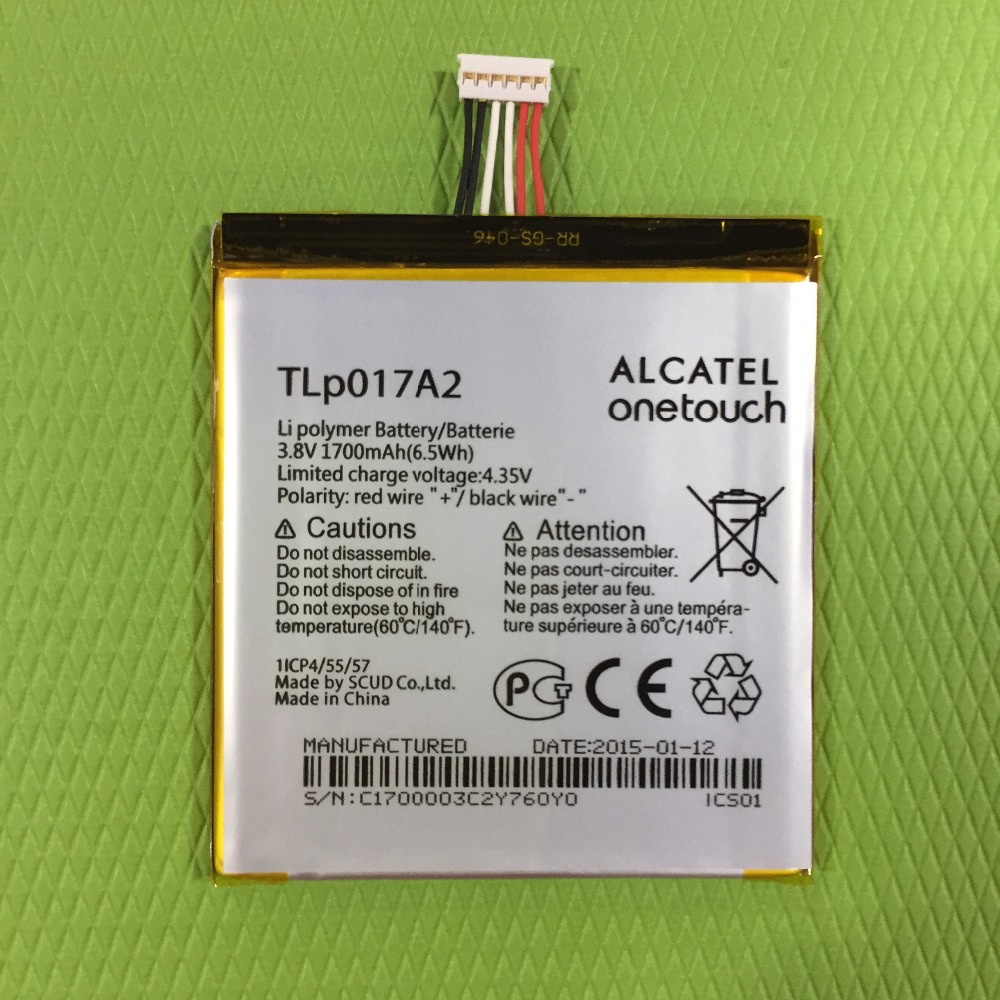 Alcatel baterie Alcatel baterie TLP017A2 pro mobil Alcatel 6012D Idol Mini 1700mAh Li-polpro mobil Alcatel 6012D Idol Mini 1700mAh Li-pol (Bulk)