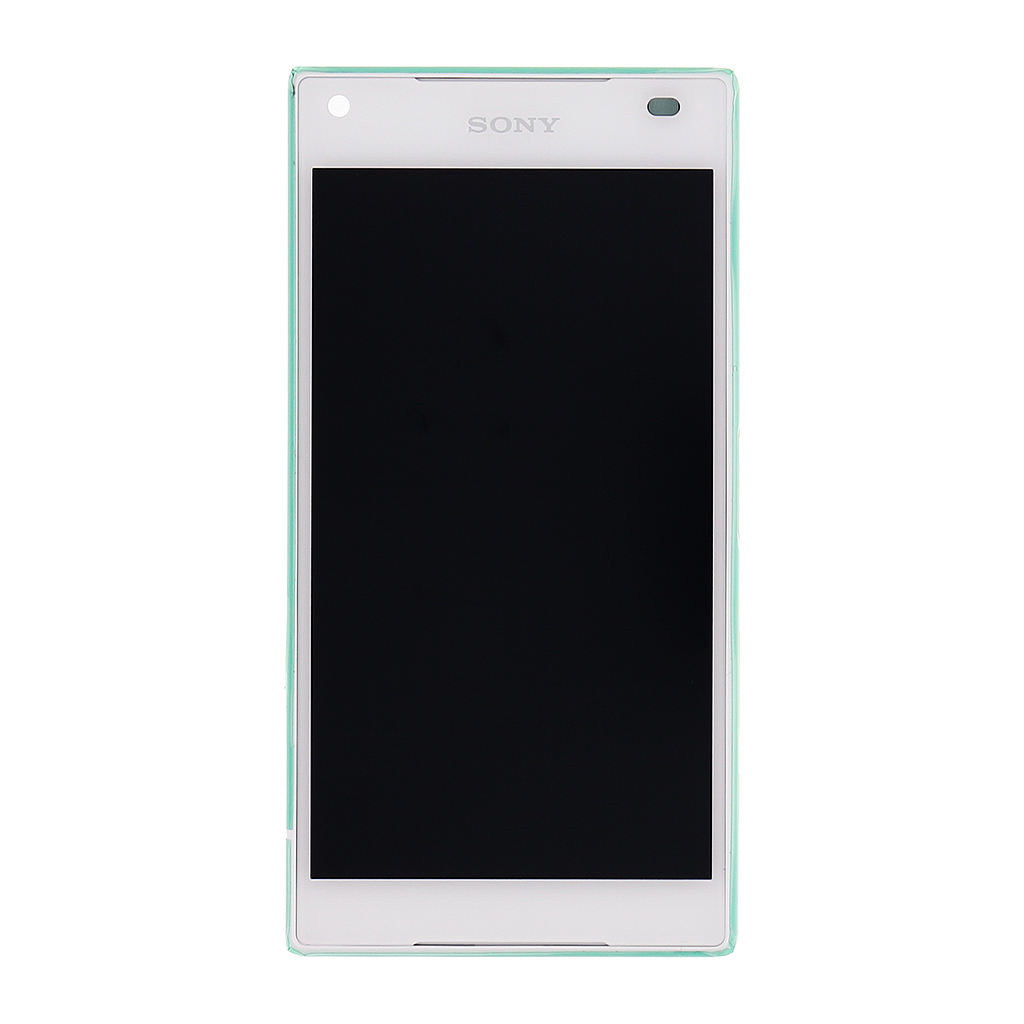 LCD + dotyk + přední kryt (separaped) pro Sony Xperia Z5 compact E5823, white