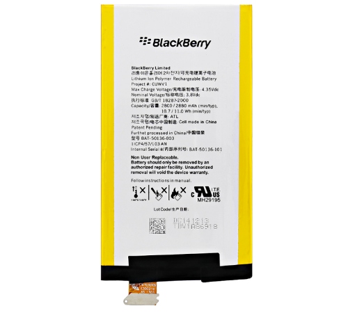 Baterie BAT50136-003 pro BlackBerry, 2880mAh Li-Ion (Bulk)