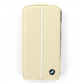 Pouzdro BMW Flip pro Samsung Galaxy S4 (EU Blister) BMFLS4LC béžové