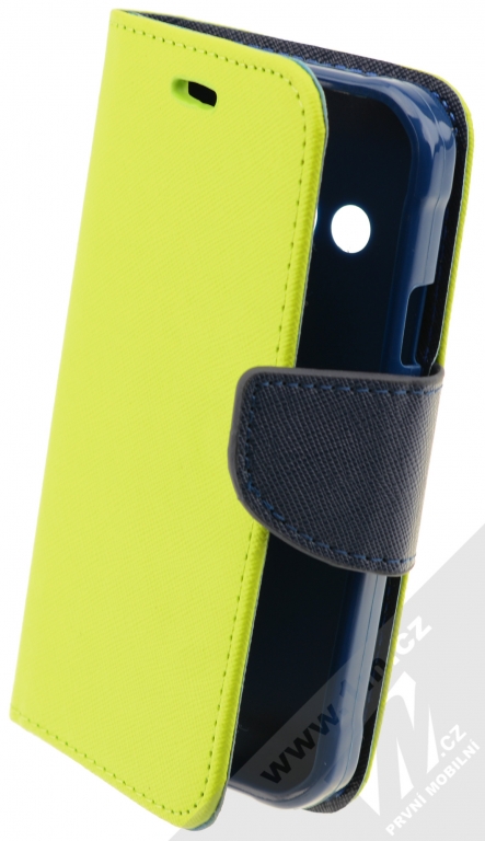 Flipové pouzdro pro Samsung Galaxy S7 Mercury Fancy Diary limetkově/modré