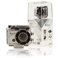 Kamera KÖNIG akční Full HD 1080p, vodotěsná, WiFi - CSACW100