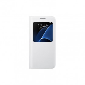 Flipové pouzdro S View Cover pro Samsung S7 (G930), bílé 