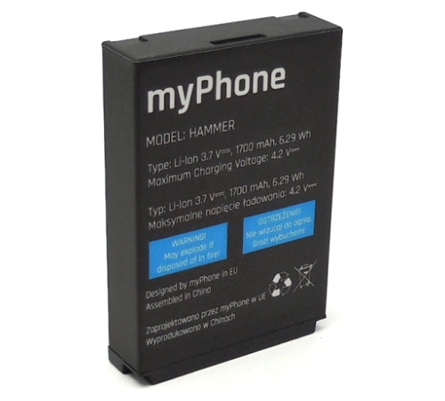 Baterie myPhone pro myPhone HAMMER 1, 1700mAh Li-Ion (Bulk) 