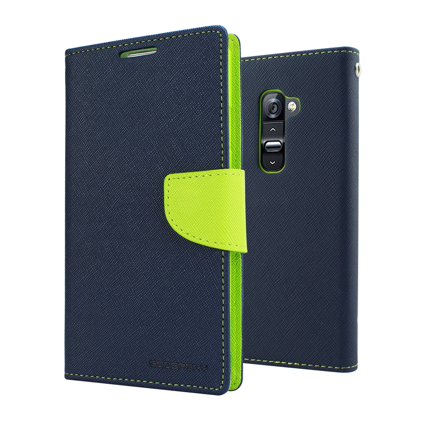 MERCURY Fancy Diary flipové pouzdro pro Samsung Galaxy S7 Edge Navy/Lime