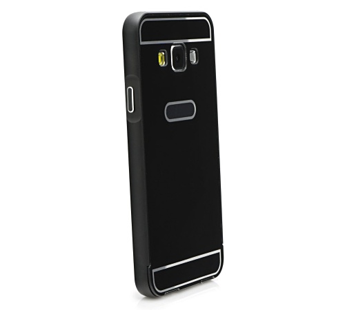 Hliníkový rámeček + plastová záda pro Samsung Galaxy A5, černá