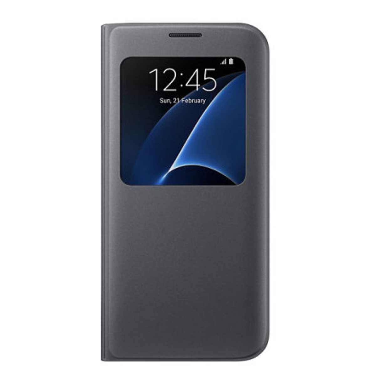 Pouzdro S-View pro Samsung Galaxy S7 Edge G935  (EU Blister) černé EF-CG935PBE