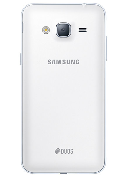 Samsung Galaxy J3 (2016) Duos J320 White zadní strana