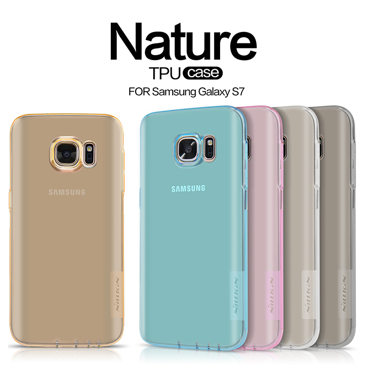 Silikonové pouzdro Nillkin Nature pro Samsung Galaxy S7 ( G930 ) šedé