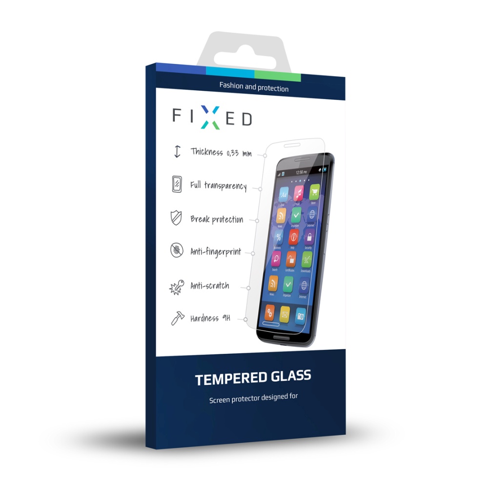 Zadní ochranné tvrzené sklo FIXED pro Apple iPhone 5/5S/SE, 0.33 mm