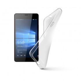 Cellularline SHAPE silikonové pouzdro Microsoft Lumia 950 bezbarvé