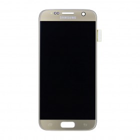 LCD display + dotyk. deska pro Samsung Galaxy S7 (G930) zlatá