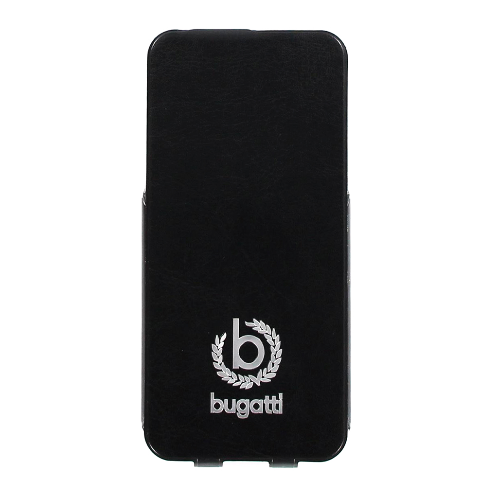 Levně Bugatti Geneva Flip Pouzdro Black pro Samsung G900 Galaxy S5