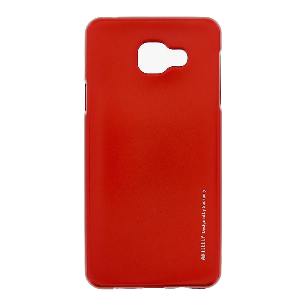 Mercury i-Jelly Case silikonové pouzdro pro Samsung A710 Galaxy A7 2016 Metal Red