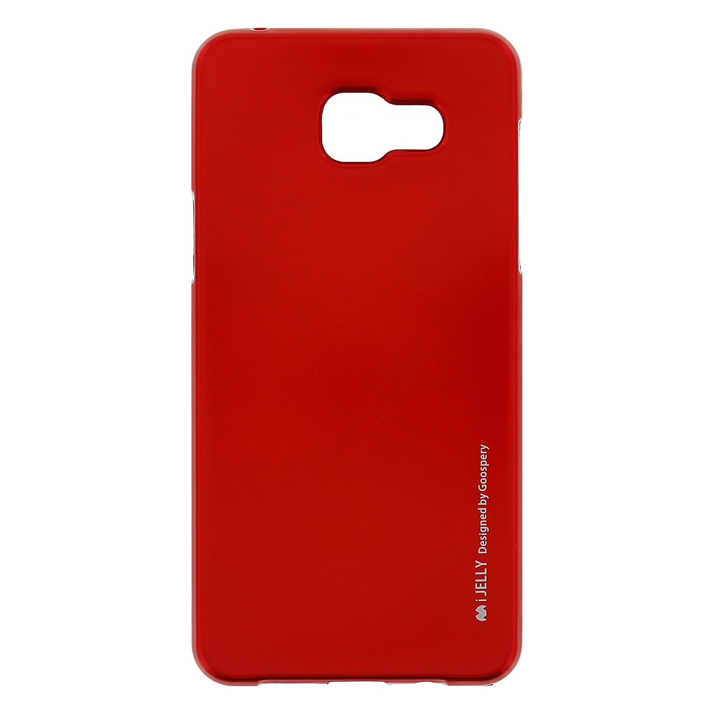Mercury i-Jelly Case silikonové pouzdro pro Samsung A510 Galaxy A5 2016 Metal Red