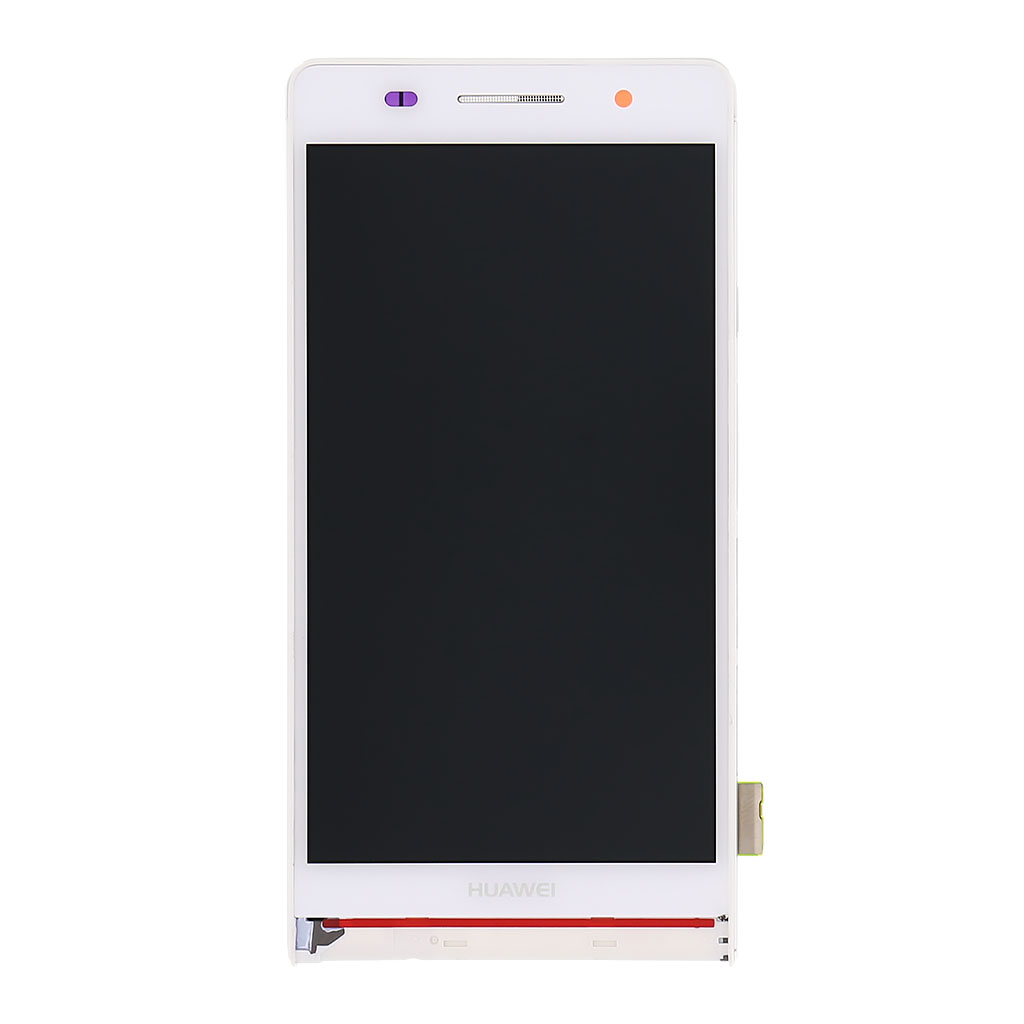 LCD + dotyk + přední kryt (separated) pro Huawei P6, white OEM