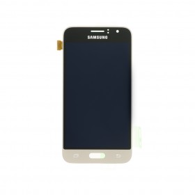 LCD display + dotyk. deska pro Samsung Galaxy J1 (J120) 2016, zlatá