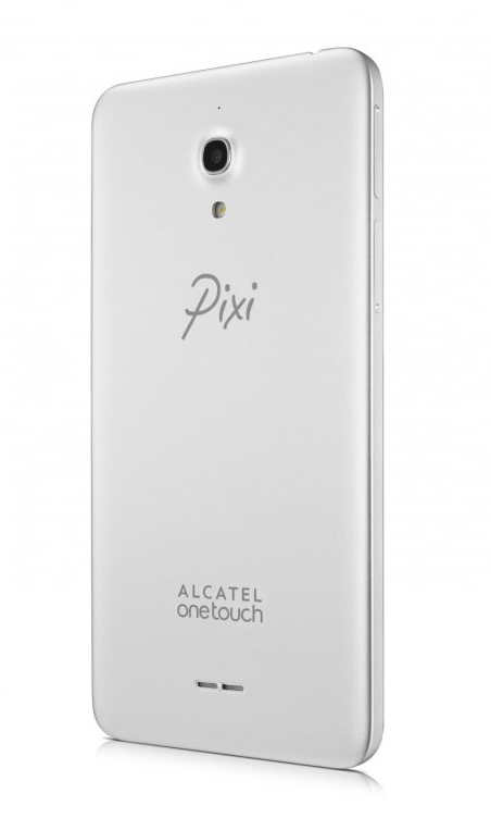 Mobilní telefon Alcatel Pixi 4 (6) 8050D Metal Silver zadní strana