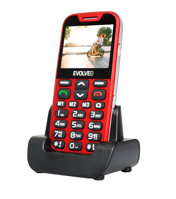 Evolveo EasyPhone XD RedAUTONABÍJEČKA CELLY S MICROUSB - 1A