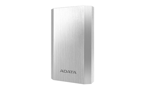 Power Bank ADATA A10050, 10050mAh, Typ A USB, stříbrná
