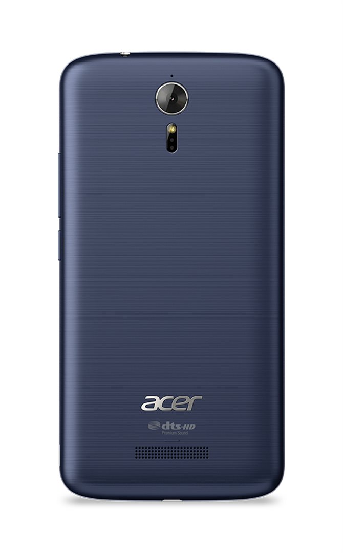 mobilní telefon Acer Liquid Zest Plus Blue zadní strana