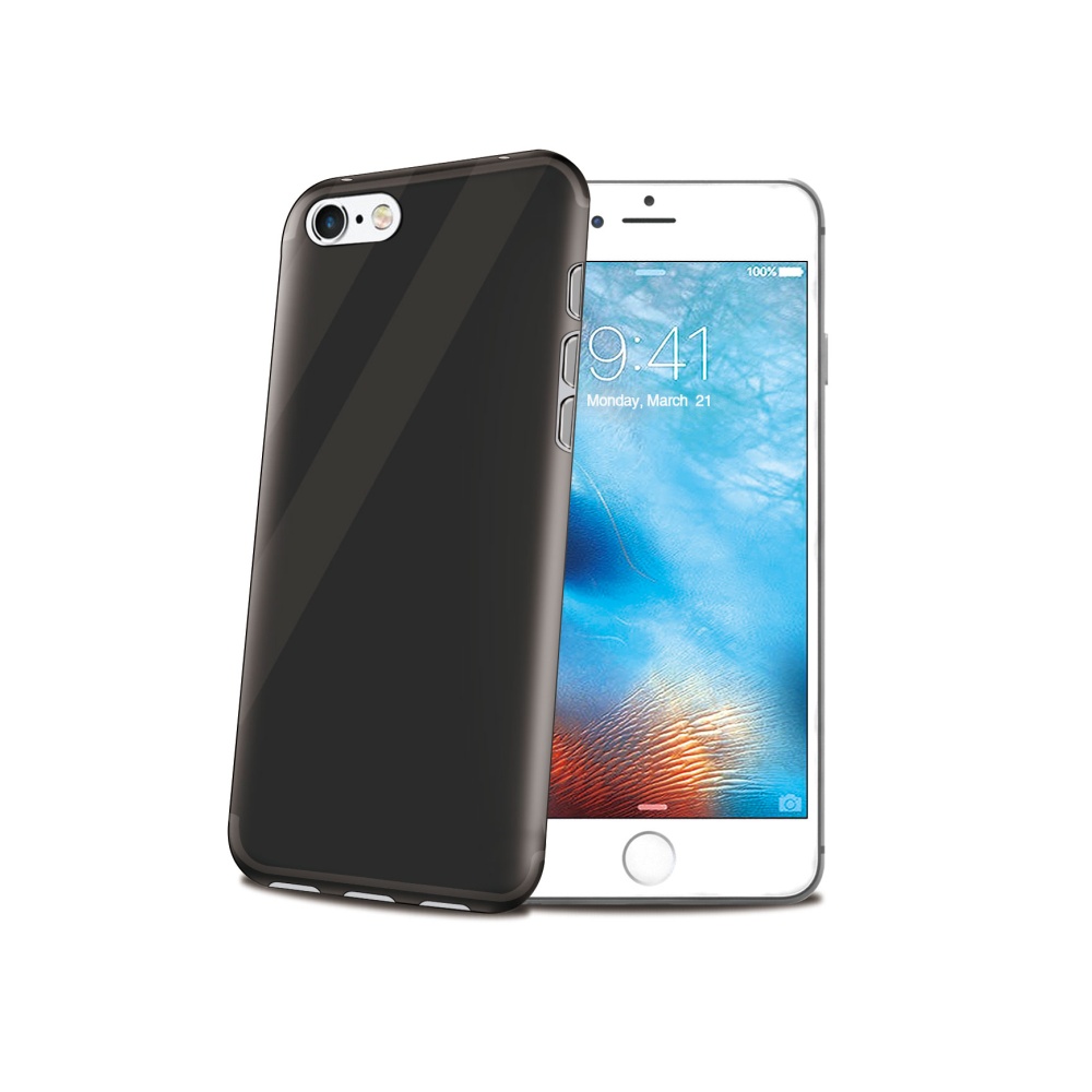CELLY Gelskin silikonové pouzdro pro Apple iPhone 7 Plus, černé