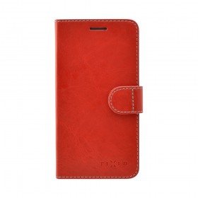 FIXED FIT flipové pouzdro pro Apple iPhone 7/8/SE 2020, červená