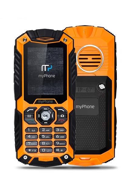 CPA myPhone HAMMER PLUS DUAL SIM Orange-Black