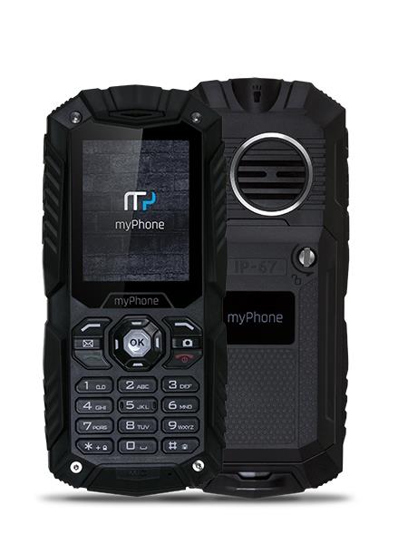 CPA myPhone HAMMER PLUS DUAL SIM Black