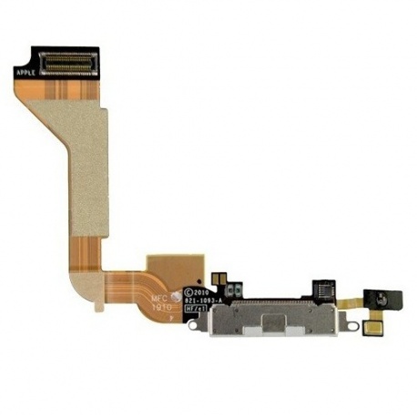 Apple iPhone 4 Nabíjecí Dock Konektor Flex Bílá