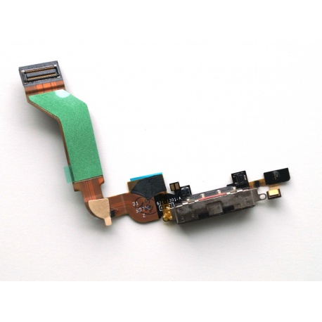 Levně Nabíjecí konektor Flex kabel pro Apple iPhone 4S, černá