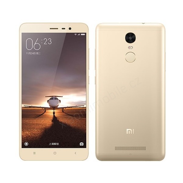 Xiaomi Redmi Note 3 Pro, LTE, 32GB, ve zlaté barvě