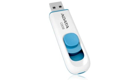Levně Flash disk ADATA C008 16GB USB 2.0 White