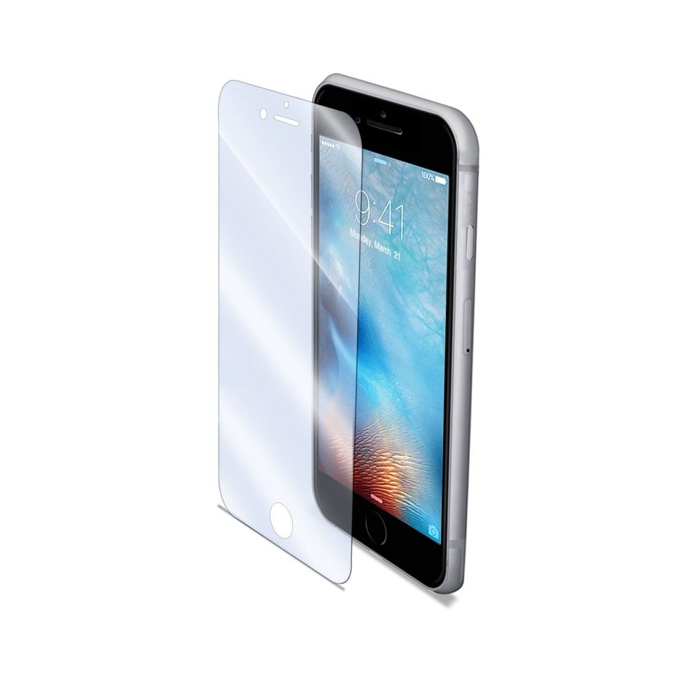 Ochranné tvrzené sklo CELLY Glass s ANTI-BLUE-RAY vrstvou na displej pro Apple iPhone 7/8