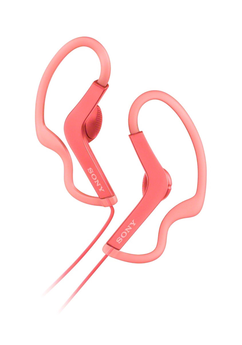 SONY sluchátka ACTIVE MDR-AS210AP Handsfree růžová