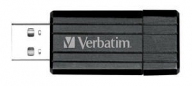 Flash disk Verbatim Store 'n' Go PinStripe 64GB USB 2.0 Black