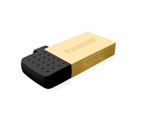 OTG flash disk Transcend JetFlash 380G 16GB USB 2.0 / micro USB Gold