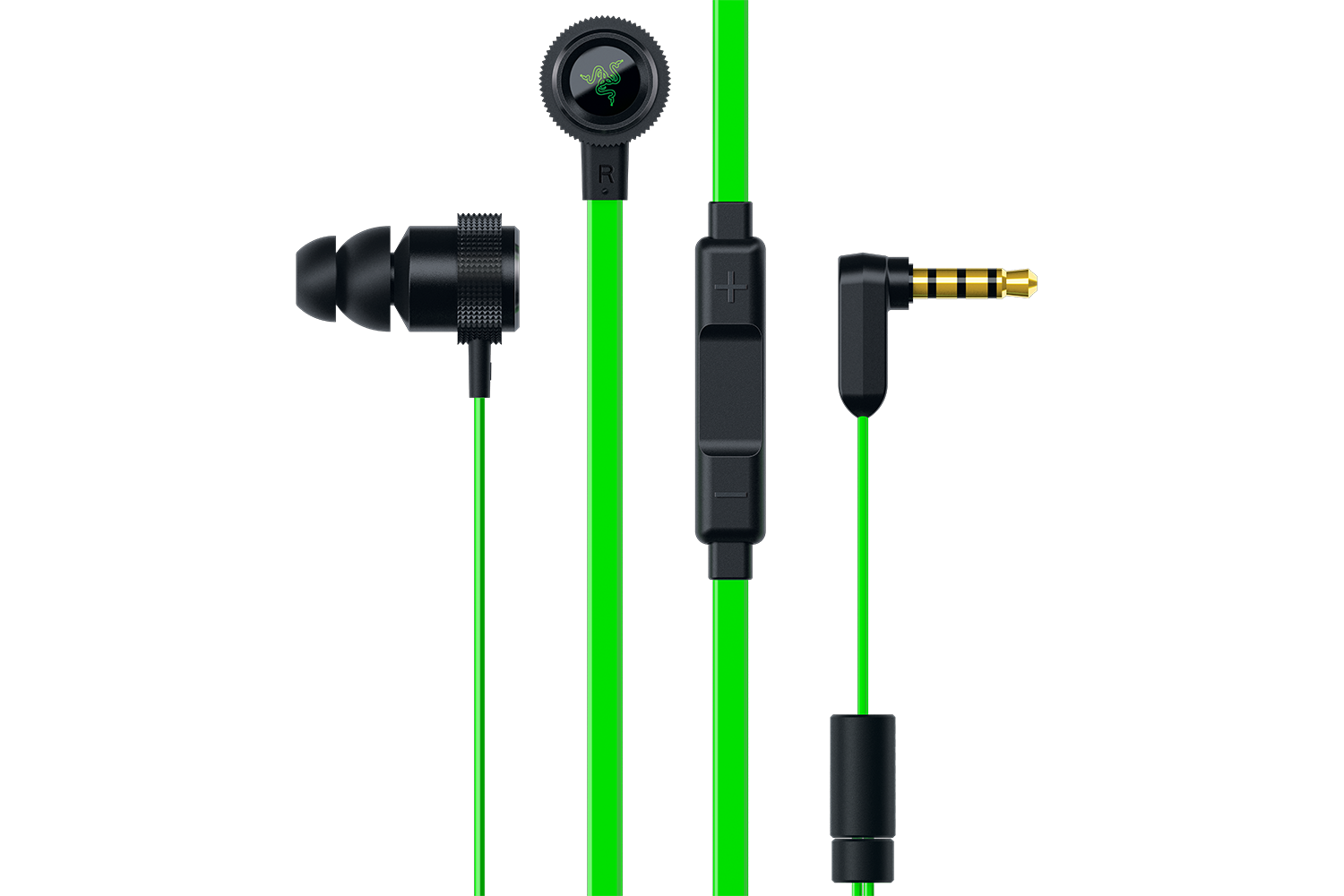 Sluchátka Razer Hammerhead Pro V2 v zelené barvě