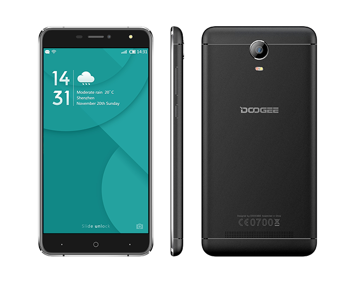 Doogee X7 16GB v šedé barvě