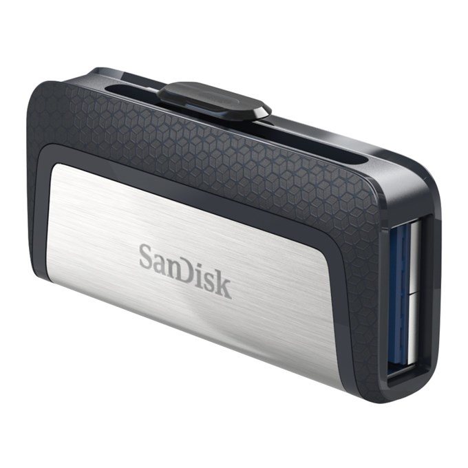 USB flash disk SanDisk Ultra Dual 128GB USB 3.0/Micro USB, silver/black