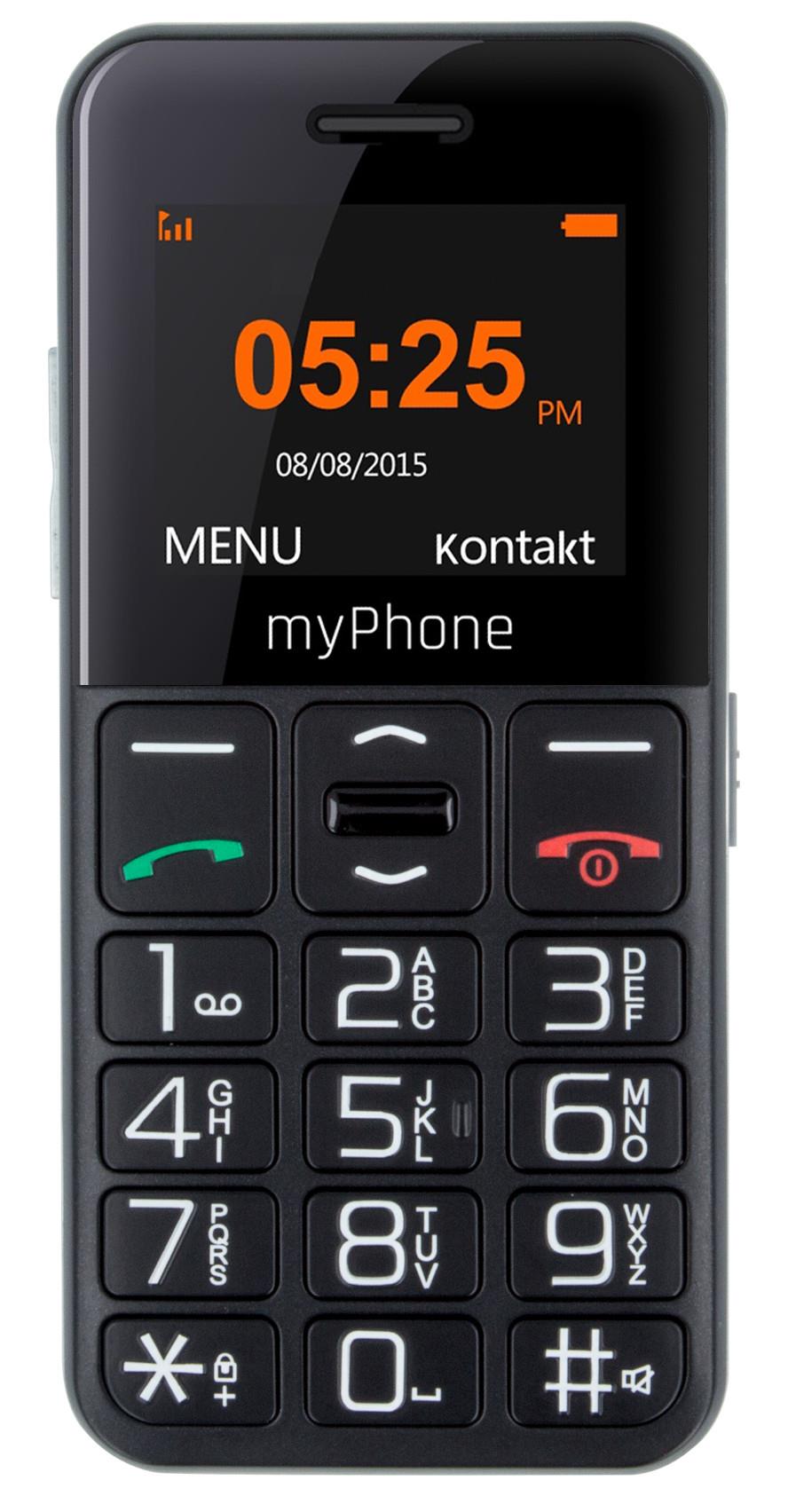 CPA myPhone Halo Easy BlackV CENĚ 249 Kč - AUTONABÍJEČKA CELLY S MICROUSB - 1A