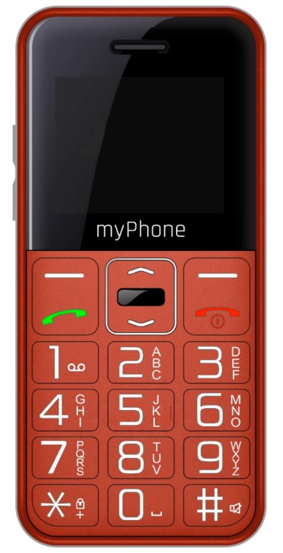Levně CPA myPhone Halo Easy Red