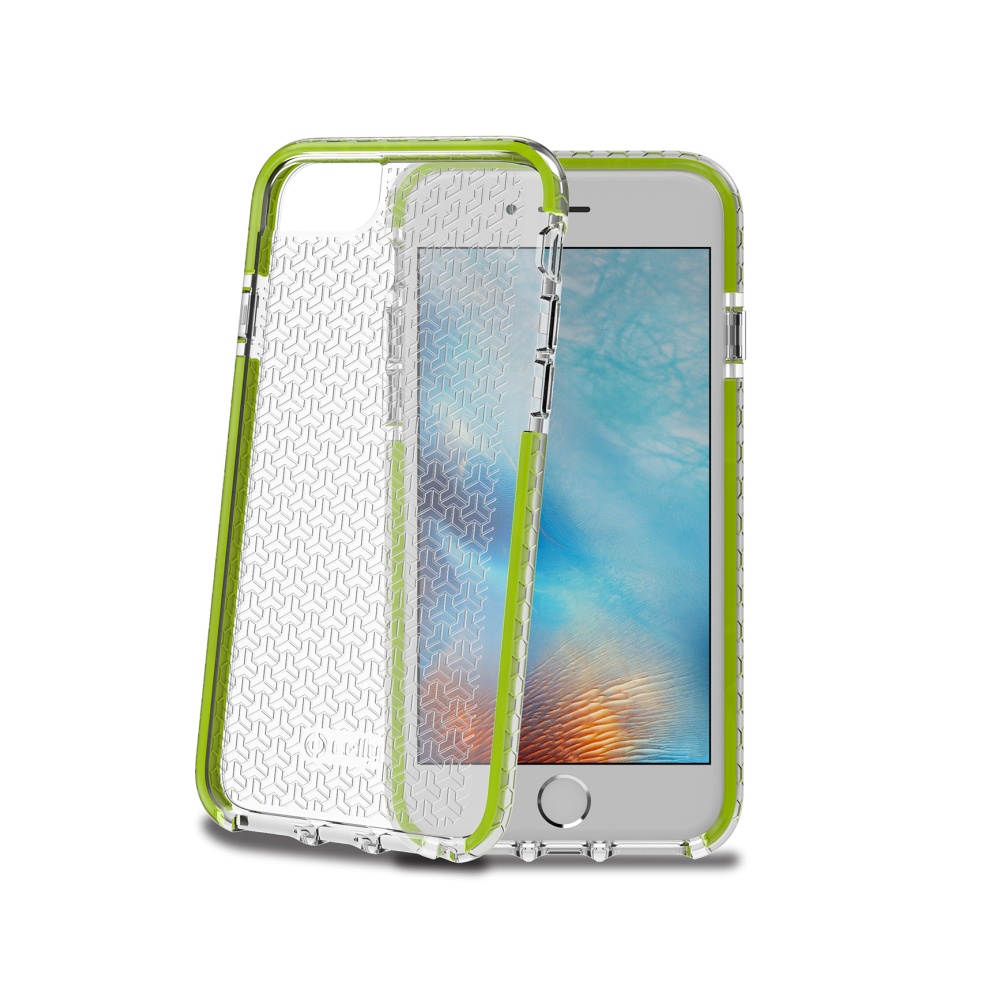 Zadní kryt Celly Hexagon pro Apple iPhone 7/8, Green