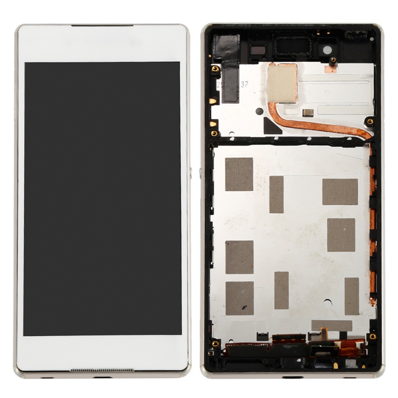 LCD display, dotyková deska a rámeček pro Sony Xperia Z4 White