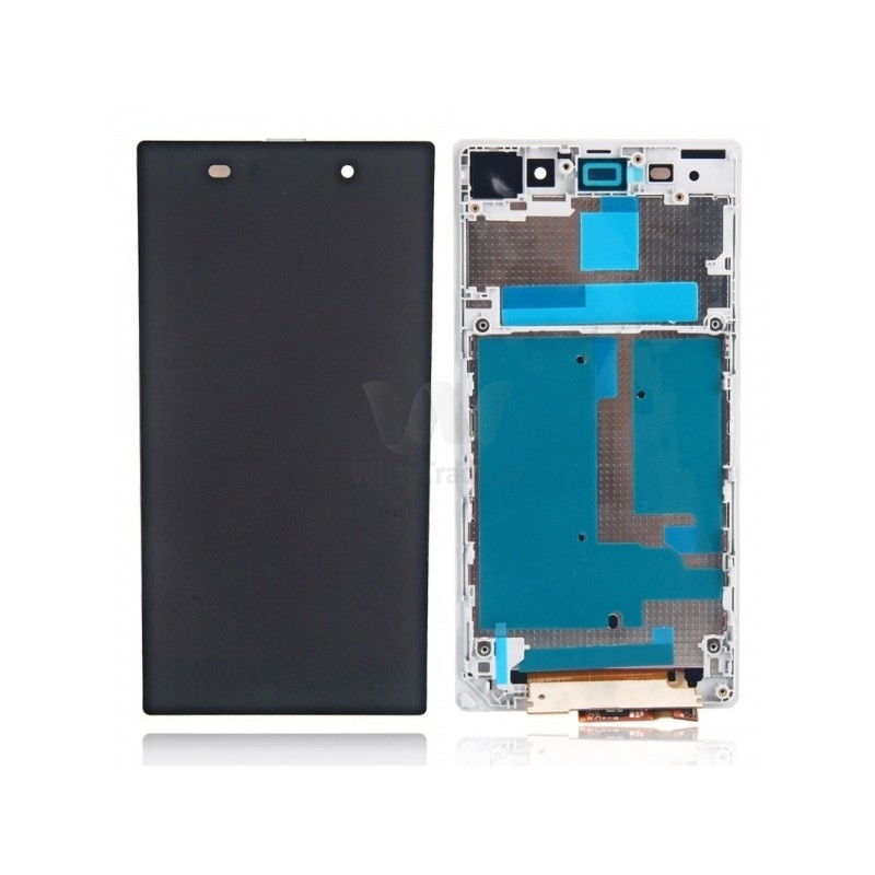 LCD display, dotyková deska a rámeček pro Sony Xperia Z1 White
