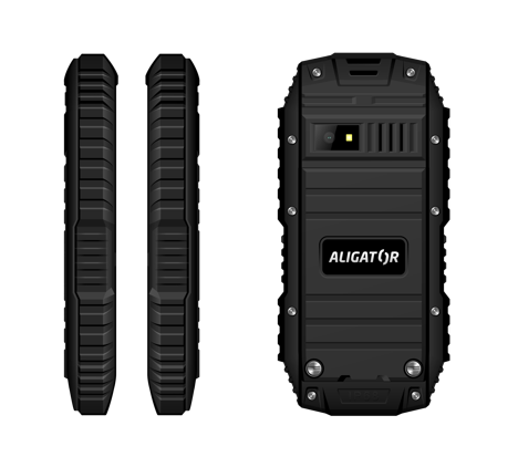 Odolný outdoor mobilní telefon Aligator R12 eXtremo Black